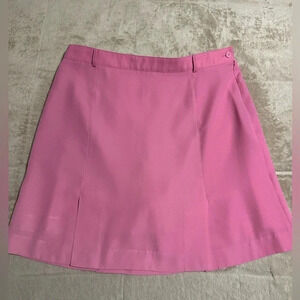 Pink Microfiber Golf Skort Size 16